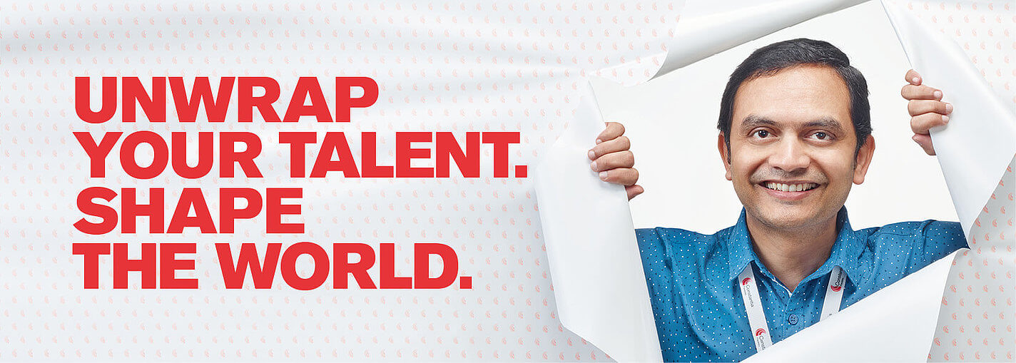 Unwrap your talent. Shape the word. Plastic - Avinash