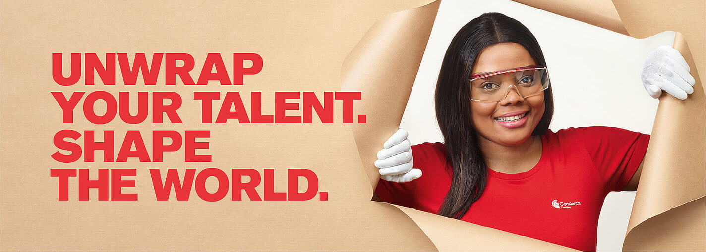 Unwrap your talent. Shape the word. Paper - Julie