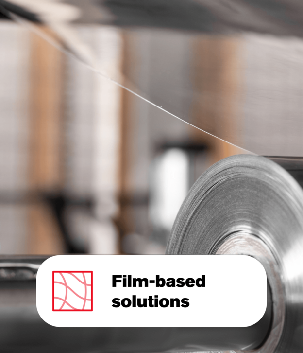 reel of flexible packaging film based reels