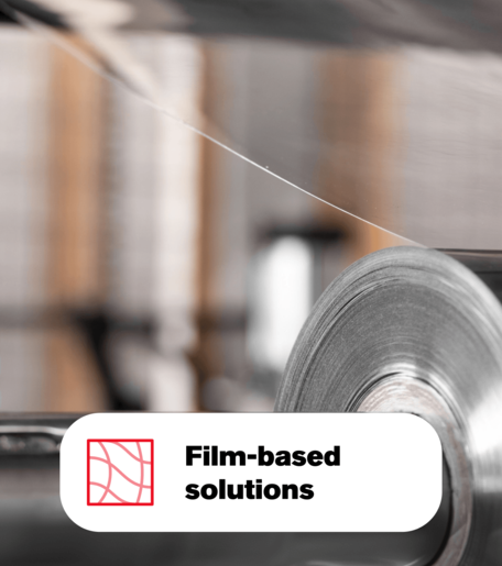 reel of flexible packaging film based reels