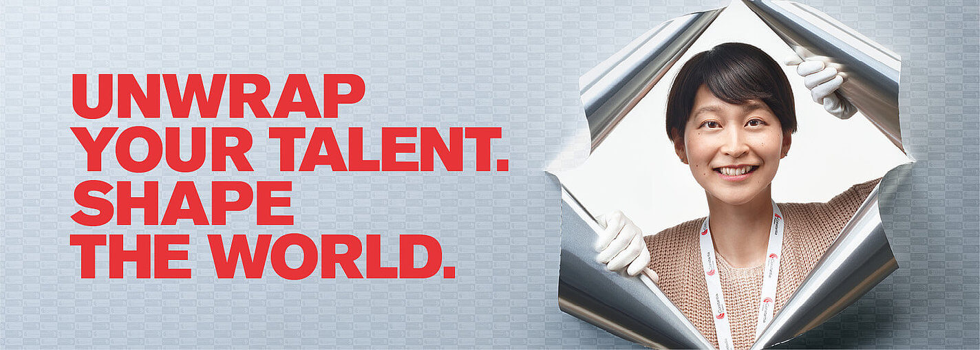 Unwrap your talent. Shape the word. Aluminum - Minase