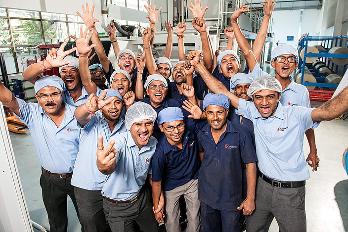 Team of employees from Cflex India