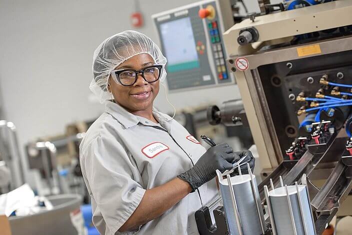 Cflex employee working
