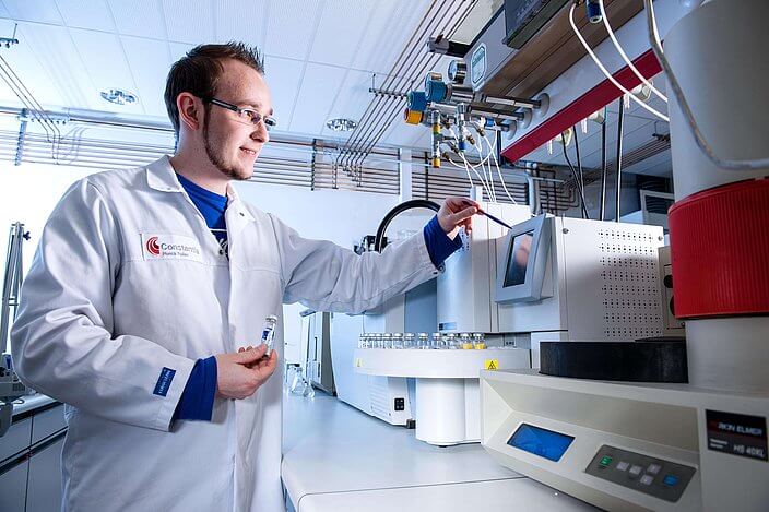 Cflex employees in the R&D center