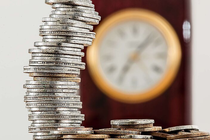 coins time money watch