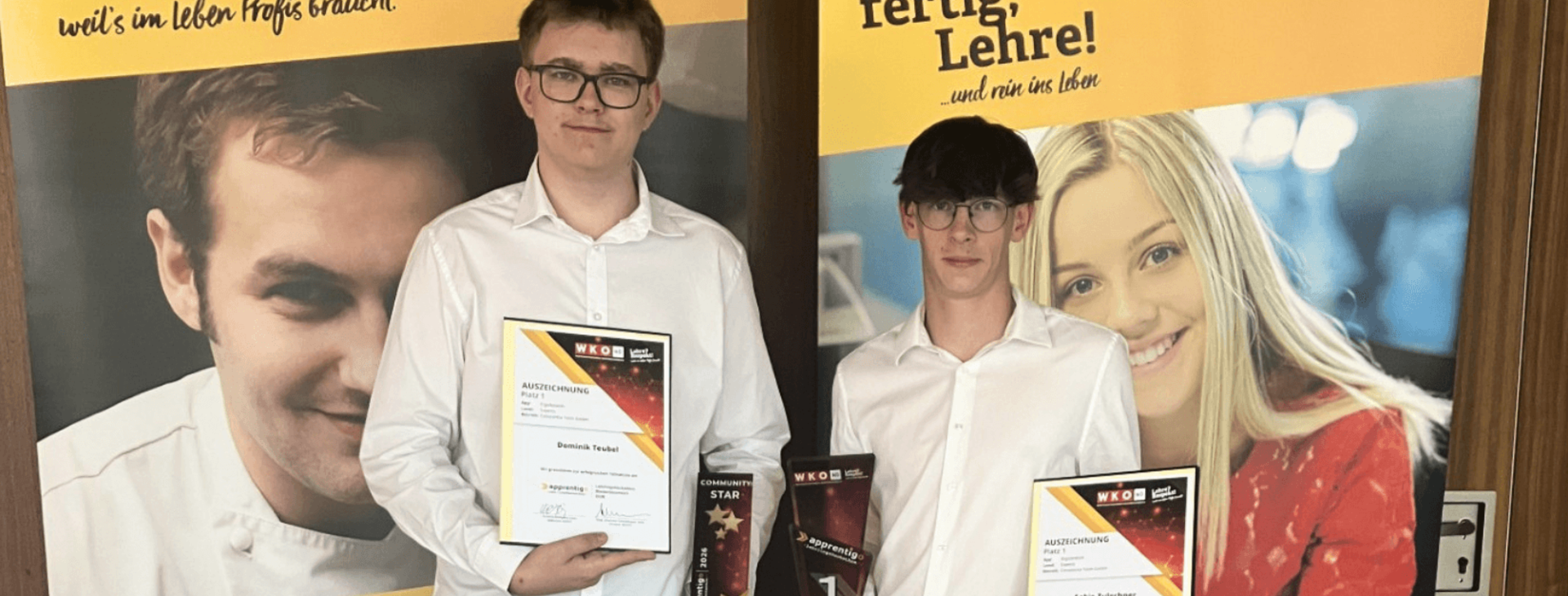 Constantia Teich Apprentices win 2 first places with Innovative Ergostretch application 