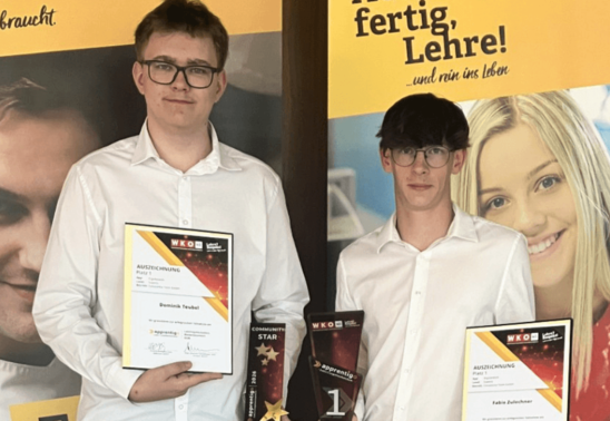Constantia Teich Apprentices win 2 first places with Innovative Ergostretch application 